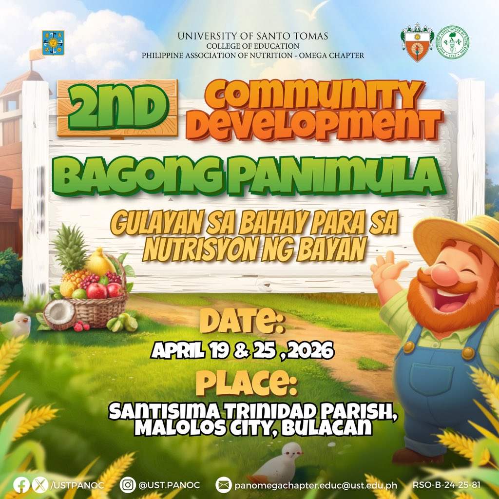USTPANOC's tweet photo. 𝙃𝙖𝙣𝙙𝙖 𝙠𝙖 𝙣𝙖 𝙗𝙖 𝙨𝙖 𝙢𝙖𝙡𝙪𝙨𝙤𝙜 𝙣𝙖 𝙠𝙞𝙣𝙖𝙗𝙪𝙠𝙖𝙨𝙖𝙣? 🌟🌈  Today’s the day, KaPANmilyas! 🗓️

(1/4) https://t.co/m6N1UnZp1T