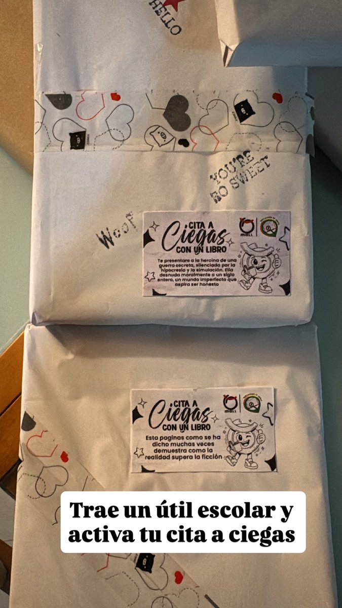 Buscandolibros's tweet photo. Sábado 25 -04 tenemos una “Cita a Ciegas con un Libro en @Orinokia_Mall 
Actívate en esa cita llevando un insumo escolar. 
100 libros, 100 personas en Cita a ciegas.
🎉🎉🎉 https://t.co/8pHfMgt0RB