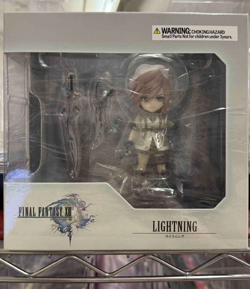 新発売です！
SQUAREENIX
FINAL FANTASY XIIIアドラブルアーツ
「ライトニング」

ぜひチェックしてみてくださいね⚡️