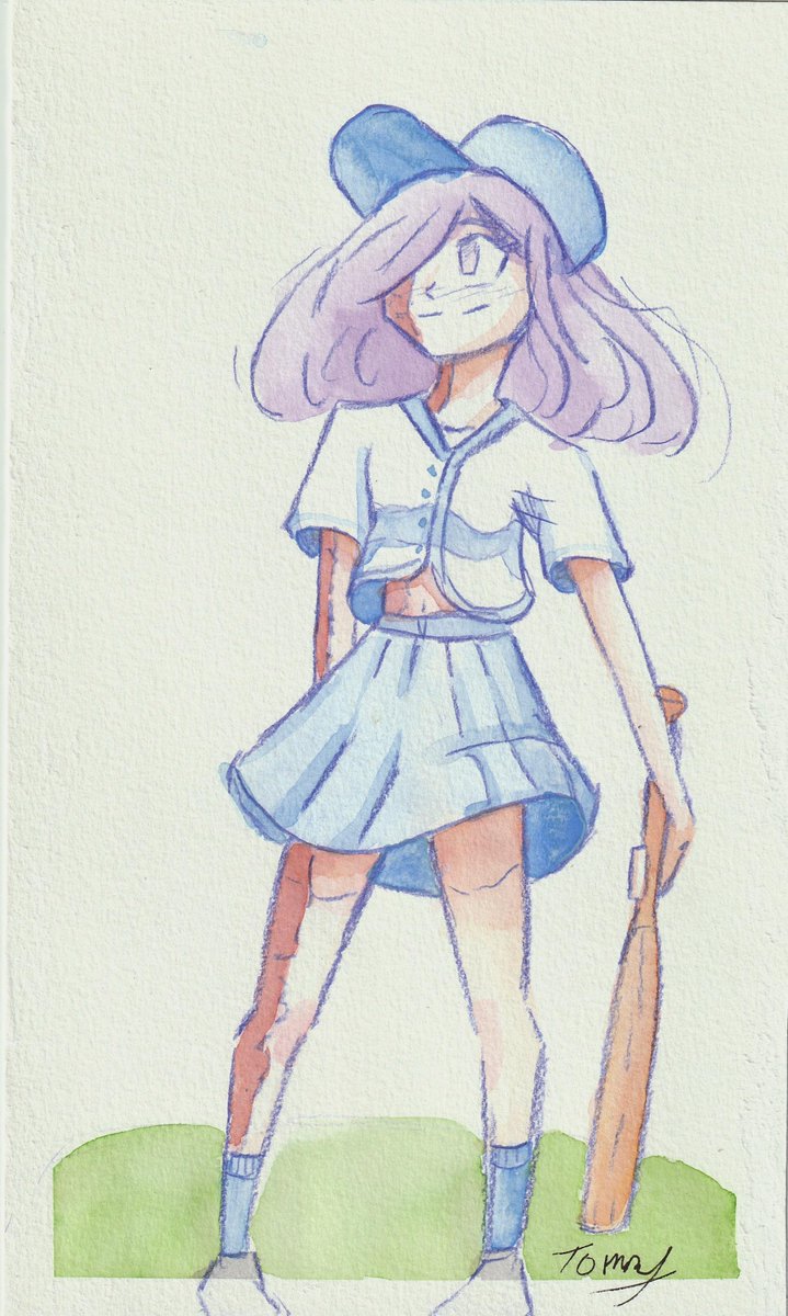 "Home run!" 
almost daily hanako
day 107#