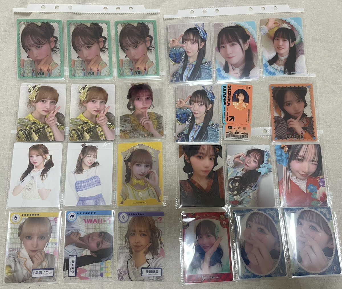 yui_3221's tweet photo. FRUITS ZIPPER 交換 トレカ

譲　1,2,3枚目 櫻井 鎮西 仲川 真中 早瀬
求　4枚目 櫻井(💖アジアツアー最優先)

本日4/25現地にて手渡し
交換>>>買取
検索からもお気軽にお声がけください。
よろしくお願いいたします。

#ふるっぱー交換
#ふるっぱー譲 https://t.co/NJ5Jp3zvgi
