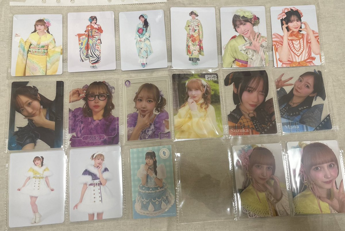 yui_3221's tweet photo. FRUITS ZIPPER 交換 トレカ

譲　1,2,3枚目 櫻井 鎮西 仲川 真中 早瀬
求　4枚目 櫻井(💖アジアツアー最優先)

本日4/25現地にて手渡し
交換>>>買取
検索からもお気軽にお声がけください。
よろしくお願いいたします。

#ふるっぱー交換
#ふるっぱー譲 https://t.co/NJ5Jp3zvgi