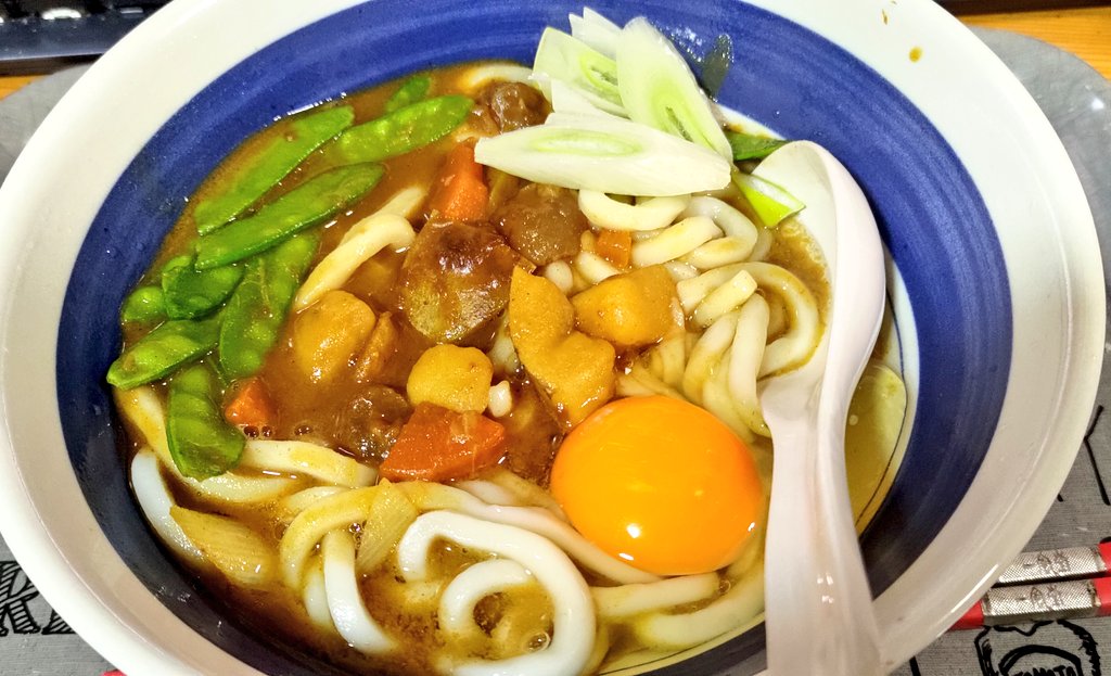 ＼ #あおちゃんごはんたべたよ2026 ／
和風だしで頂く、あおちゃんカレーうどん