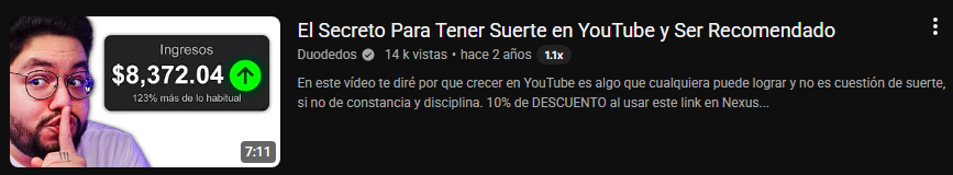 JayDexPlay's tweet photo. @DuodedosOficial Es un ejemplo. 

Al final si el video es poco atractivo como la miniatura, se siente genérico. 
Tu sabes que son recursos que haz usado y que el fin es encontrar un titulo que termine de encajar con la miniatura.

Este video no se ve generico, hay buena mini con buen titulo https://t.co/IpLcsKDO1w