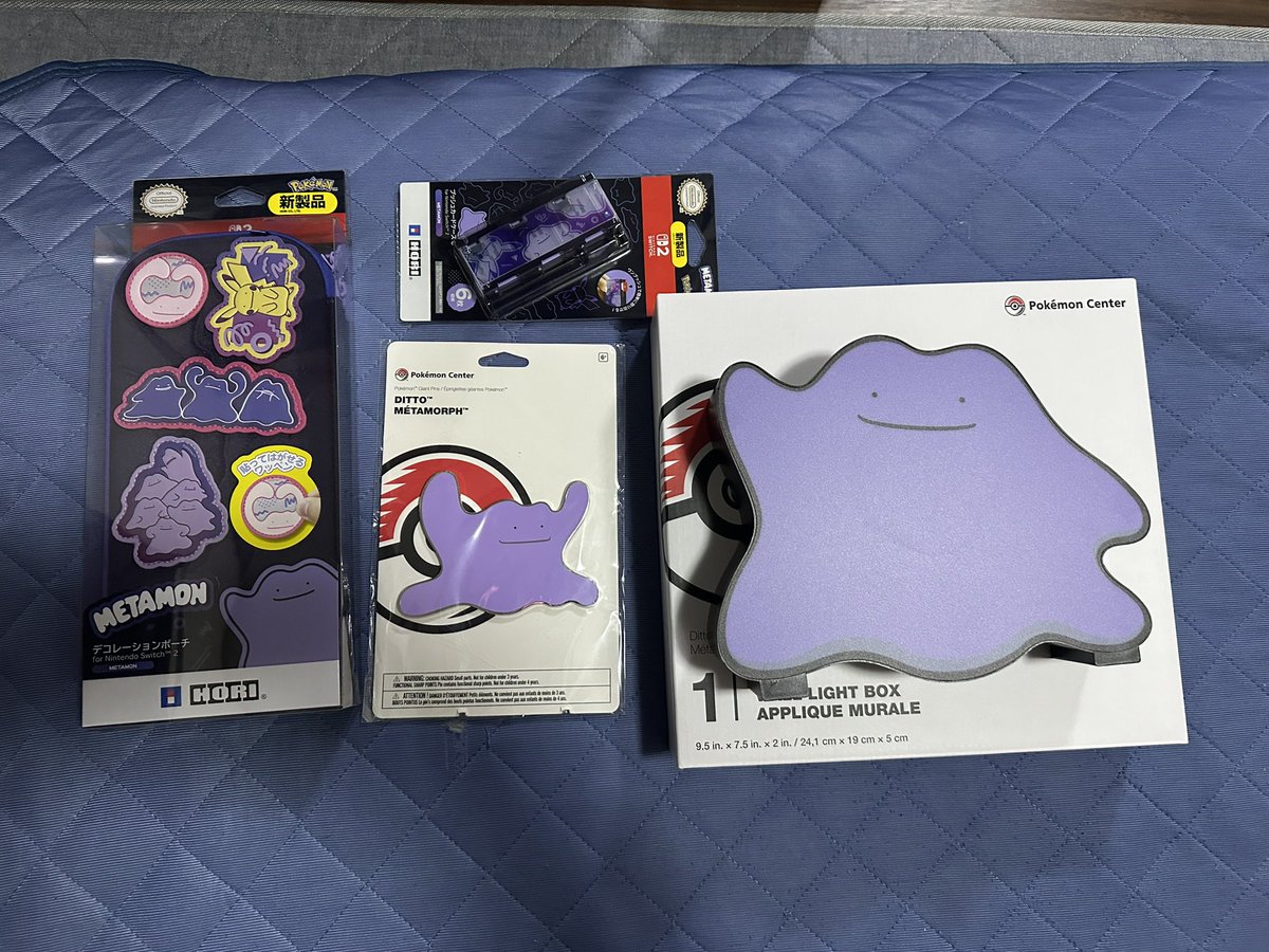 メタモングッズ一気に届いた！アメリカポケモンセンター限定の巨大