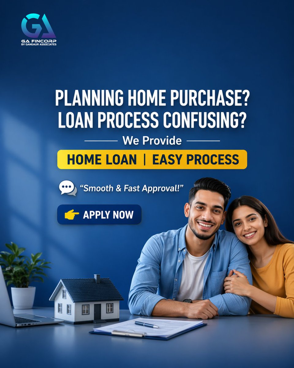 ganfincorp1's tweet image. Planning home purchase?
Loan process confusing?
💰 We Provide:
Home Loan | Easy Process

💬 “Smooth &amp;amp; fast approval!”
👉 Apply Now
🏫 GAFinCorp
📲 +91 7023188995

Own Your Dream Home Easily!

#HomeLoan #EasyProcess #DreamHome #LoanApproval #GAFinCorp #FinanceHelp #HomeBuying