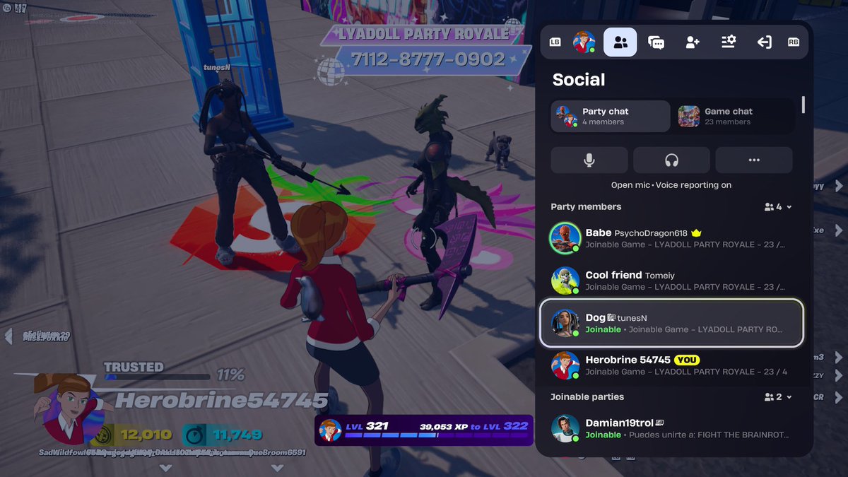 JustinAndSkyeF1's tweet image. Haven’t seen tunesN in the world go to see him again and call free loading screen
#Fortnite