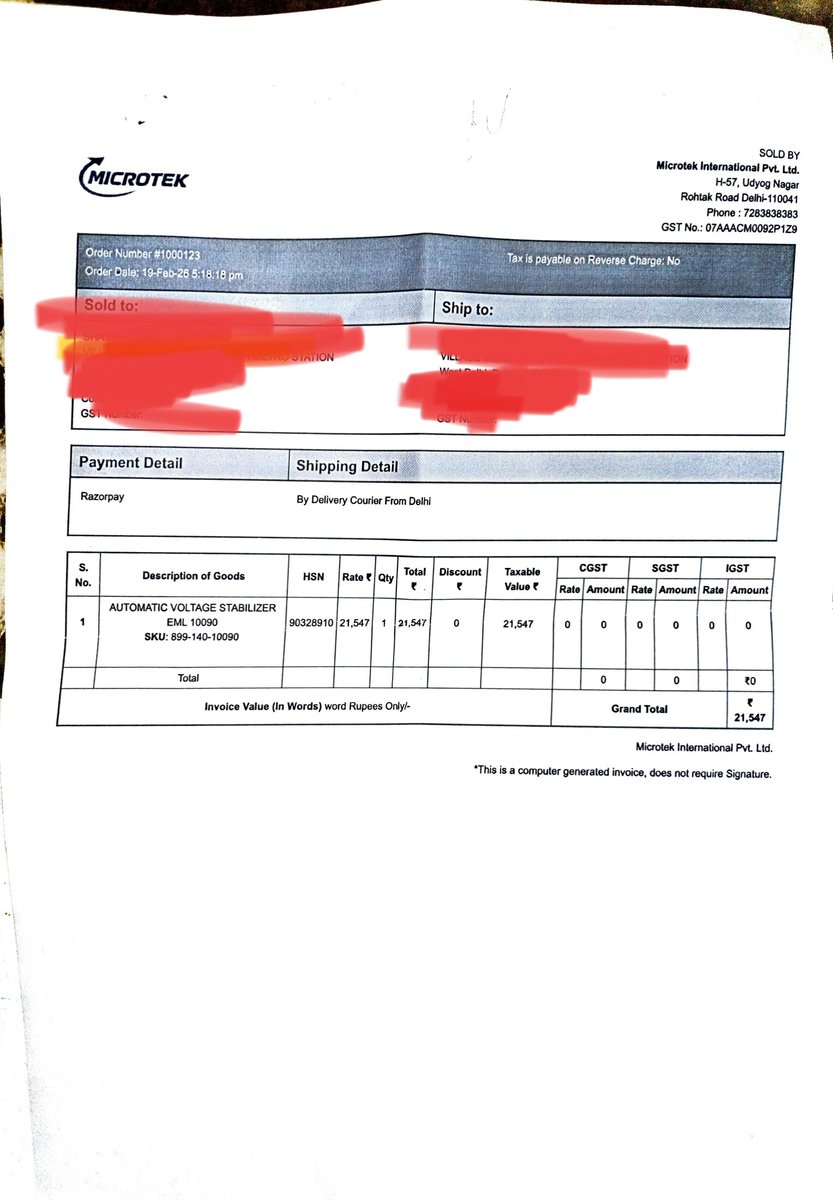 Vshashikumar333's tweet photo. @MicrotekOfcl सर मुझसे over charge लिया गया है MRP से भी अधिक सर इस पर MRP:-20490 है और मुझसे 21547 इतने रुपये लिये गये है आपके ऊपर ये मुख्य धारायें लग सकती हैं: इसके लिए मुख्य रूप से Legal Metrology Act, 2009 (विधिक मापविज्ञान अधिनियम, 2009) की धारा 36 (Section 36) लागू होती है https://t.co/sY5Cq9EnzS