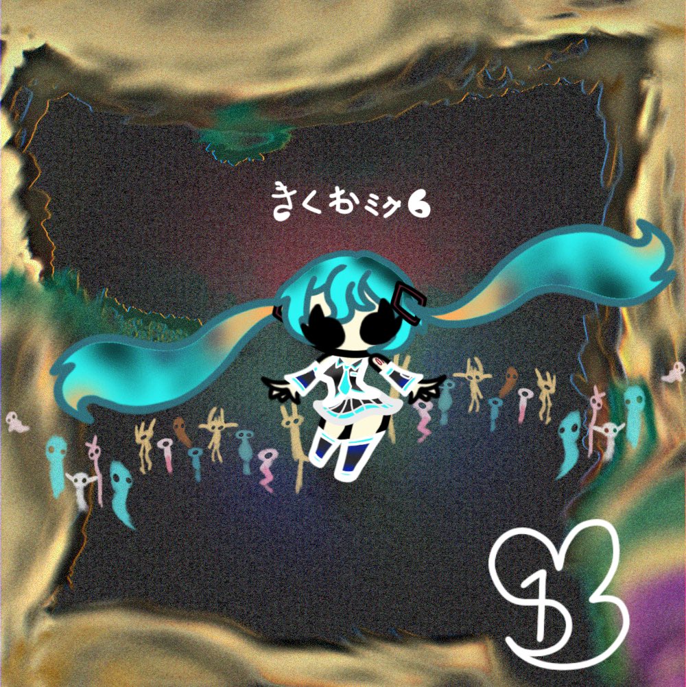 S1ushi3_'s tweet photo. Hole-Dwelling #Miku #art https://t.co/HgLO0krMHp