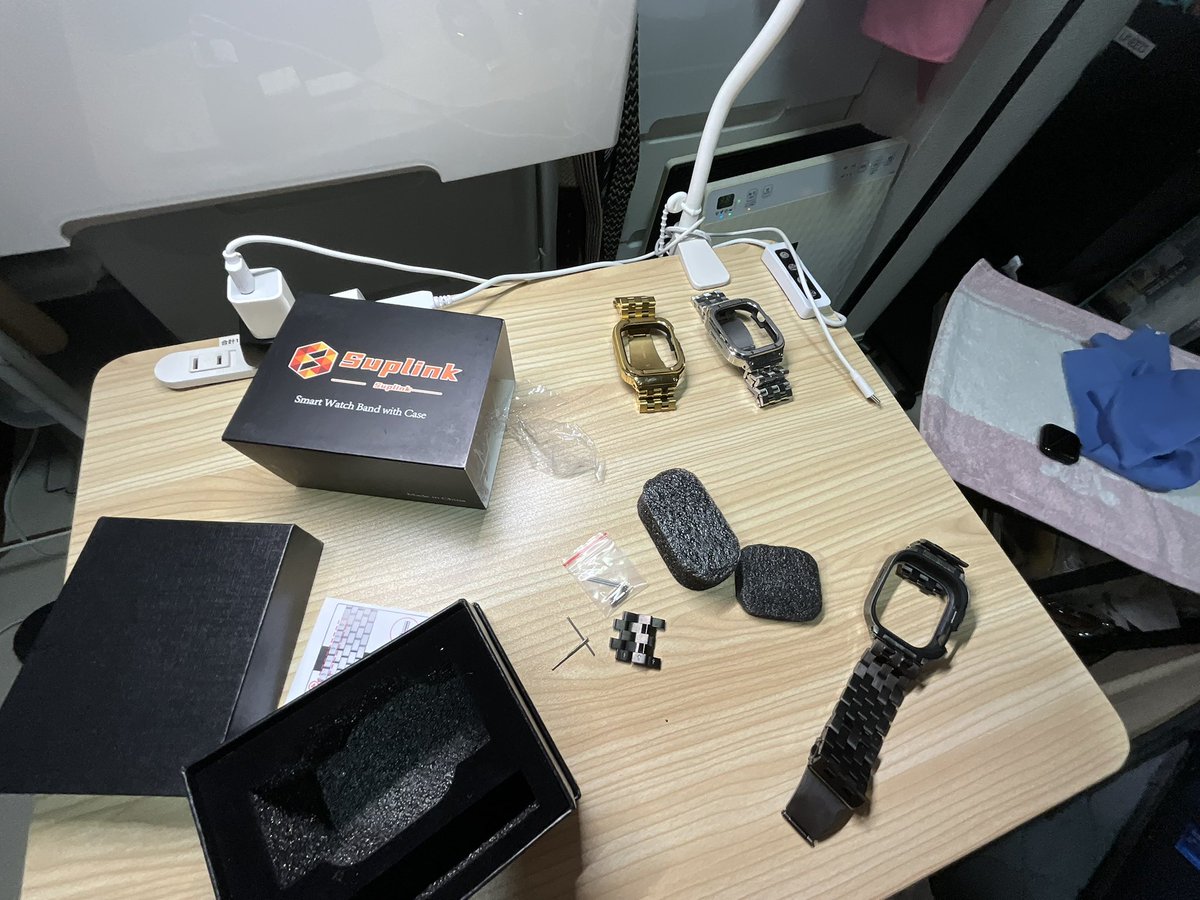 osyarenistylish's tweet photo. SUPLINK] for Apple Watch 11/ Apple Watch 10 ステンレスバンド 46mmグレーレビュー🤩💪💫

#Amazon
#applewatch
#applewatchband https://t.co/RrXFPCIFCb