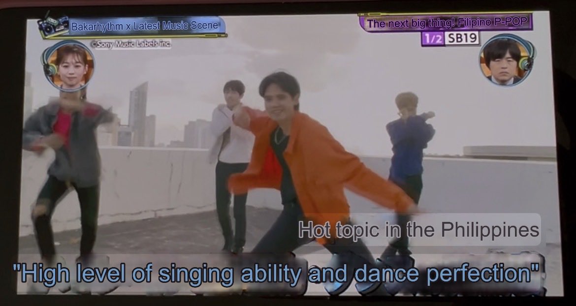 TVer featured SB19 and Cup Of Joe ✨

Since copyright rules are very strict in Japan, I’m unable to share the video itself. However, I’ve noticed that many people are posting photos and screenshots, so I’ll also share some images from the show, translated using Google Translate.
