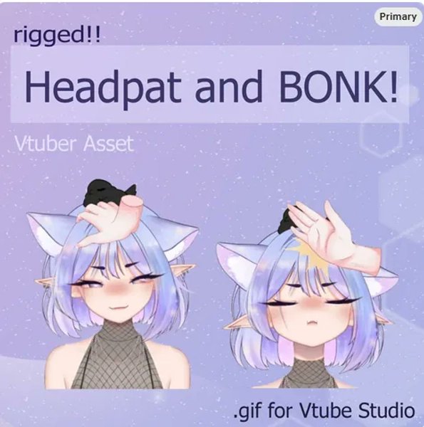 ManaMoonie's tweet image. I just received Animated Headpat and Bonk | Vtuber Asset by Liluu (@Liluu) from Anonymous via Throne. Thank you! throne.com/manamoon #Wishlist #Throne