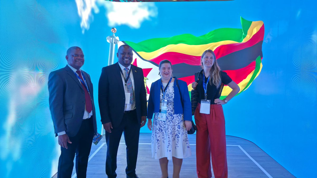 ZimTradeAlerts's tweet photo. It was an honor to host the @euinzim Ambassador, Ms. Katrin Hagemann. Our CEO @MajuruZim showcased the incredible potential of Zimbabwean exporters firsthand, a vital step in strengthening our trade ties and expanding our footprint in the European market. 🇿🇼🇪🇺 https://t.co/ZVgvdRqpTj