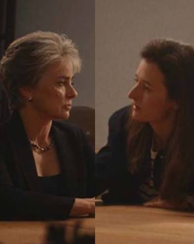 rolladerby_'s tweet photo. For all the cinephiles out there: the best part of Love Story was the final scene with Grace Grummer and Constance Zimmer where i forgot i wasn’t watching The Newsroom https://t.co/6AnE64yDHy