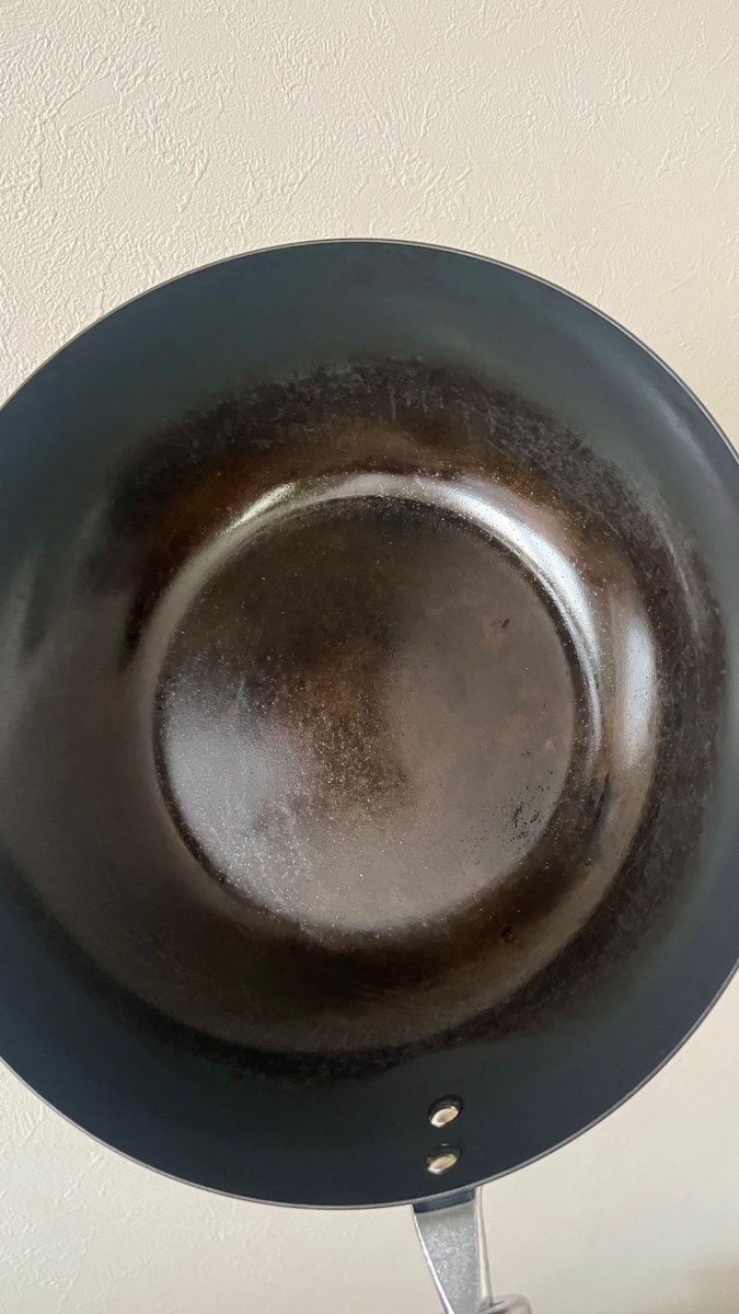 鉄のフライパンを育成しています 