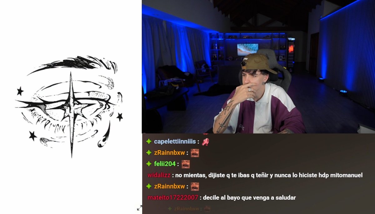su primer idea de tatuaje fue... un ojo que parece una estrella?
