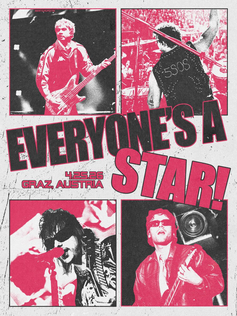 ⭐️ EVERYONE'S A STAR WORLD TOUR ⭐️

Night 19 — Graz, Austria

April 25th, 2026

#EASGraz #GrazIsAStar #EASTour