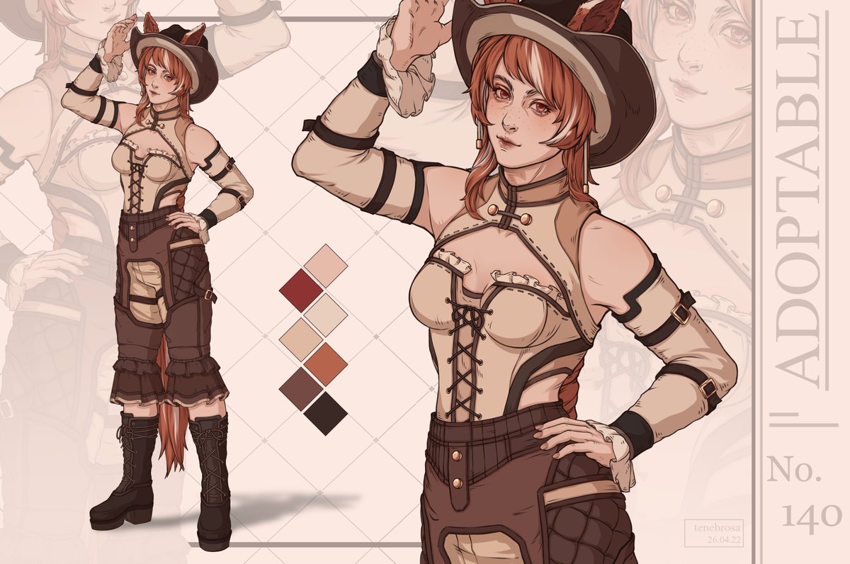 tenebrosa_02's tweet photo. new adopt!

available on my DeviantArt

#characterdesign #originalcharacter #adoptable https://t.co/MTFjcMNDp2
