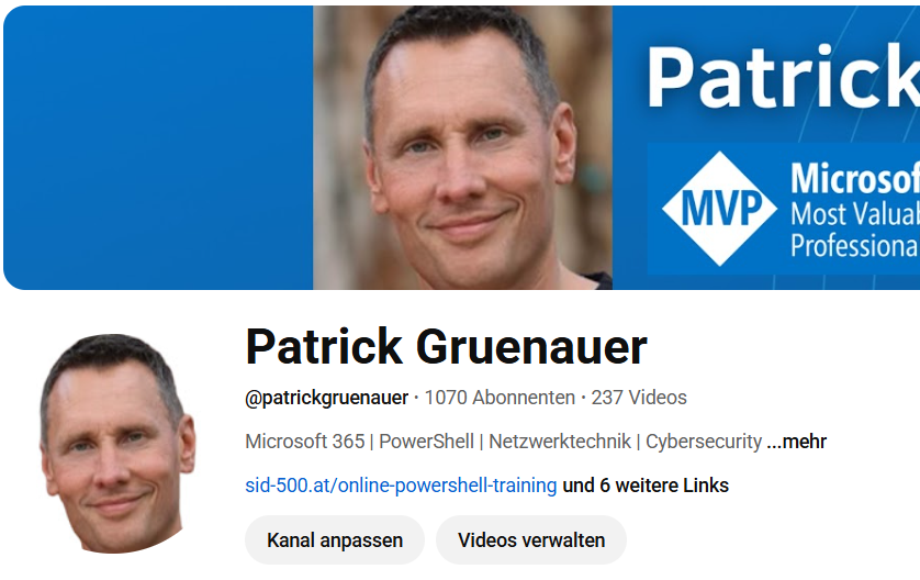 pewa2303's tweet image. 📺 YouTube-Kanal zu den Themen

📦 Microsoft 365  🖥️ Windows Server  💻 PowerShell  🌐 Netzwerktechnik  🔐 Cybersecurity

🔗 Jetzt entdecken
youtube.com/@patrickgruena…

📌 #ITPro #Sysadmin #Microsoft365#ActiveDirectory #DevOps #PowerShell #WindowsServer #Cybersecurity