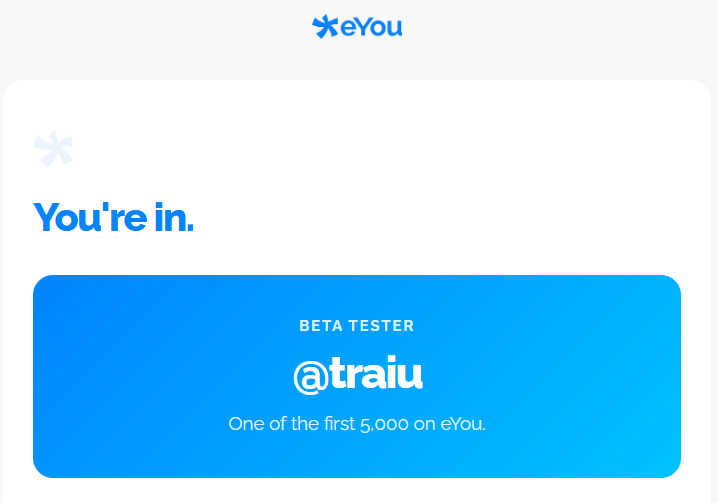 traiu's tweet photo. yeey!
încă o socială pe care o să uit să intru! https://t.co/MiGWiCvjvC