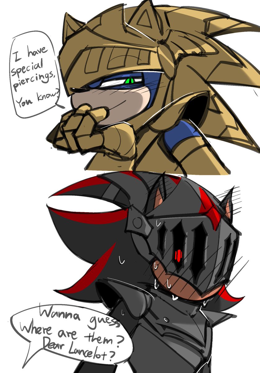 I crave power bottom kingArthur,,,👅

#shadnic #lansoni 
or #Arthurlot ?
#sonicthehedgehog