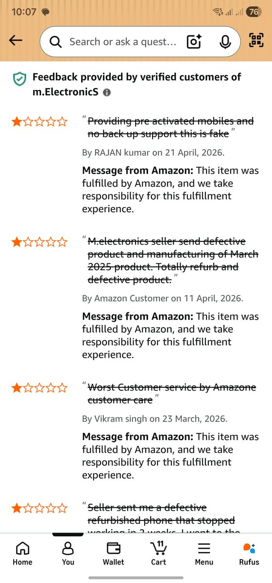 HVERM's tweet photo. @amazonIN @JeffBezos Pathetic service by amazon. Even after 20 days and providing all the relevant proof and same has been acknowledged by amazon itself. Return created but delivery guy fails productverification without visitingmy place. Please see seller review customers on page https://t.co/h19ORHT14a