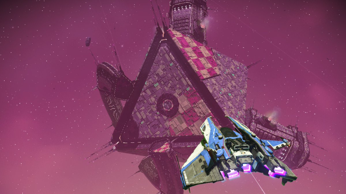 The space station I stopped by😃 

#NoMansSky #ノーマンズスカイ