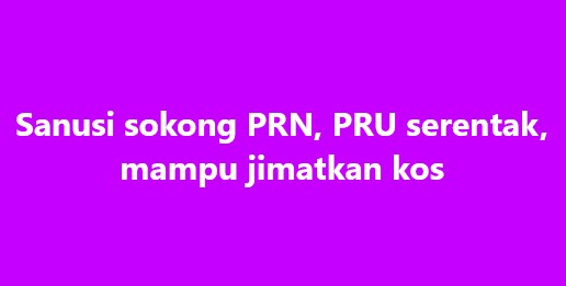SinarOnline's tweet image. Sanusi sokong PRN, PRU serentak, mampu jimatkan kos

ALOR SETAR – Pilihan raya negeri (PRN) dan Pilihan Raya Umum (PRU) yang  diadakan secara serentak mampu menjimatkan kos dan perkara tersebut  wajar dipertimbangkan secara serius.

#SinarHarian #beritaterkini #Sanusi #PRN #PRU