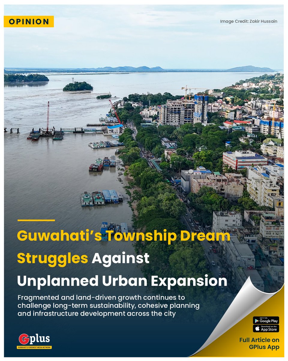 guwahatiplus's tweet image. #Opinion | The township reflects the familiar aspiration of a growing Indian city: a planned layout, organised parcels of land, and the promise of an integrated living environment. Yet, living within it, one begins to sense a deeper question emerging over time.

Read: