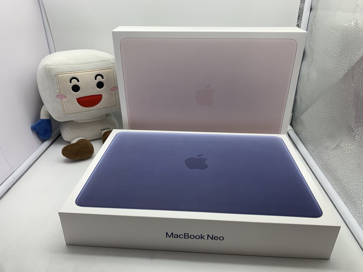 こんにちは じゃんぱら広島店です。 未使用 MacBook Neo インディゴ
