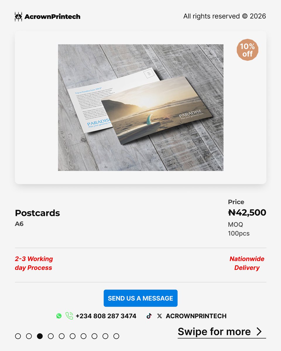 acrownprintech's tweet image. Benefit from our 10% off when you shop from us 

#print #design