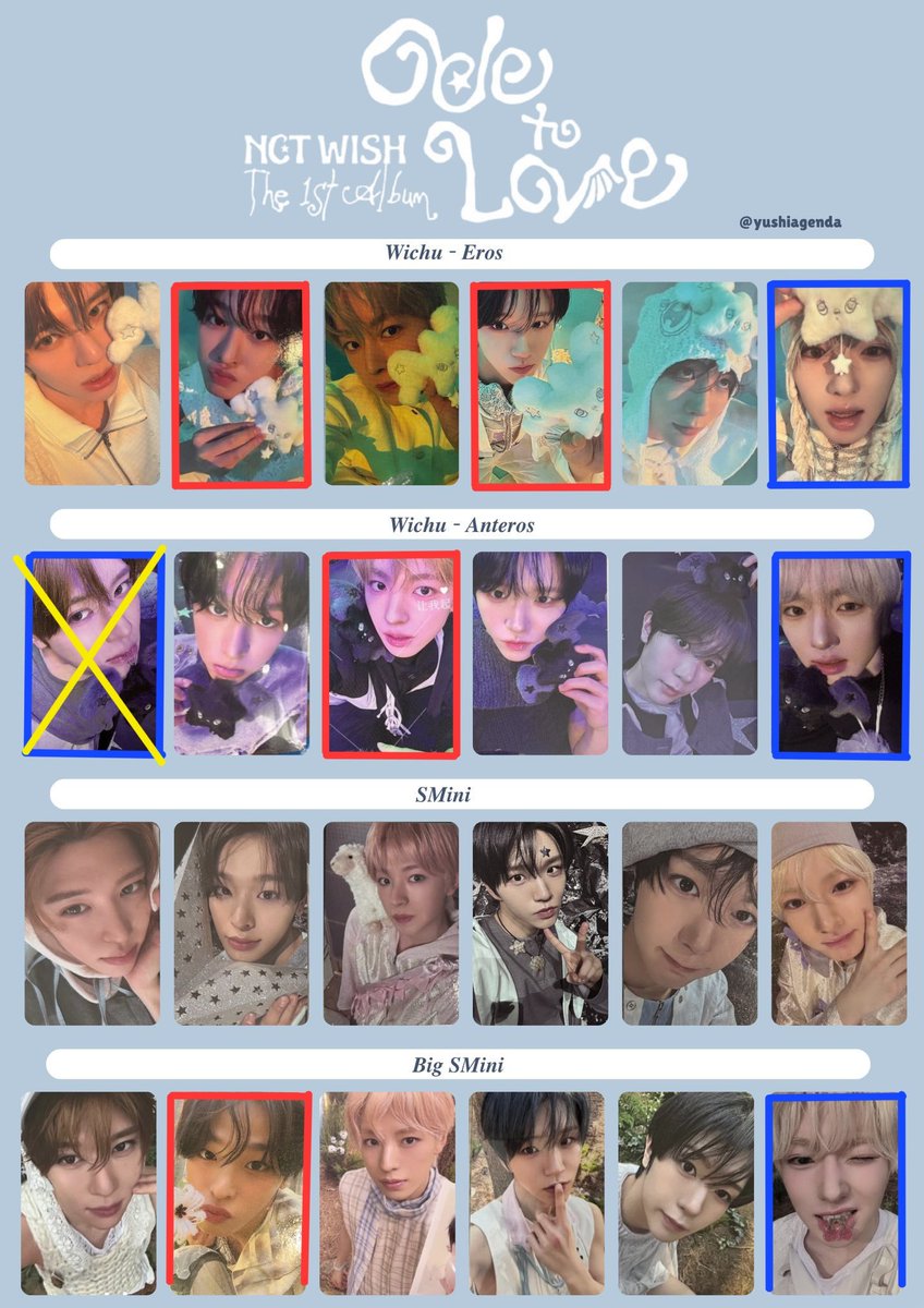 GRG__0000's tweet photo. 엔시티 위시 nct wish 오드투러브 Ode to Love 앨범 포카 교환 구합니다

❤️ : ME
💙 : YOU

가능한 내일 팝업스토어 현장교환 원합니다 연락 주세요,,!

시온리쿠유우시재희료사쿠야시오닝쿠리버블냥댕트리버룐룐팡이정규컴백더현대여의도포토카드패키지쥬얼위츄빅스미니티티가오슝개인단체에츄아츄 https://t.co/WYPKT6VfxT
