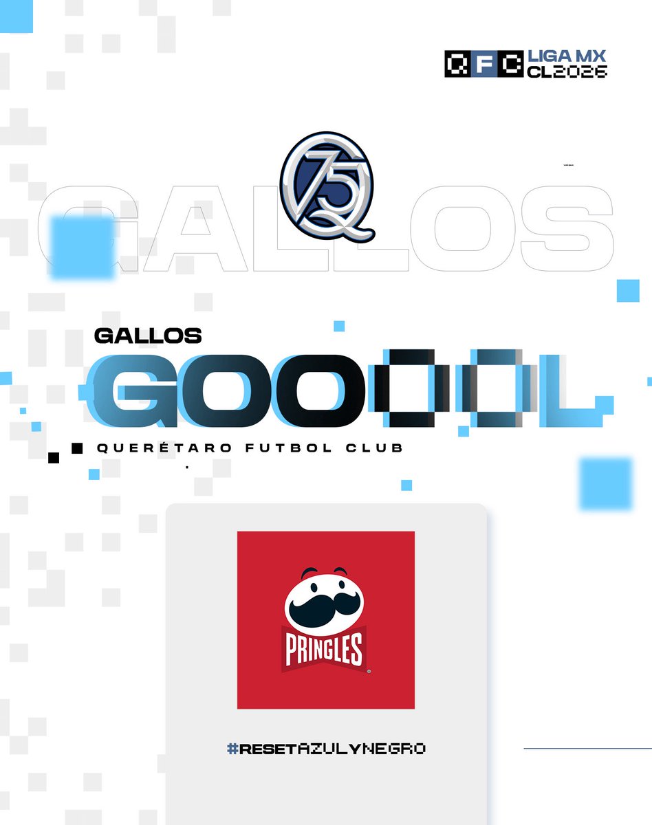 Club_Queretaro's tweet image. ¡El segundo del Gallo! 

⚽️ Anotación por Daniel Parra 

Presenta: @Pringles_LATAM 

#ResetAzulyNegro