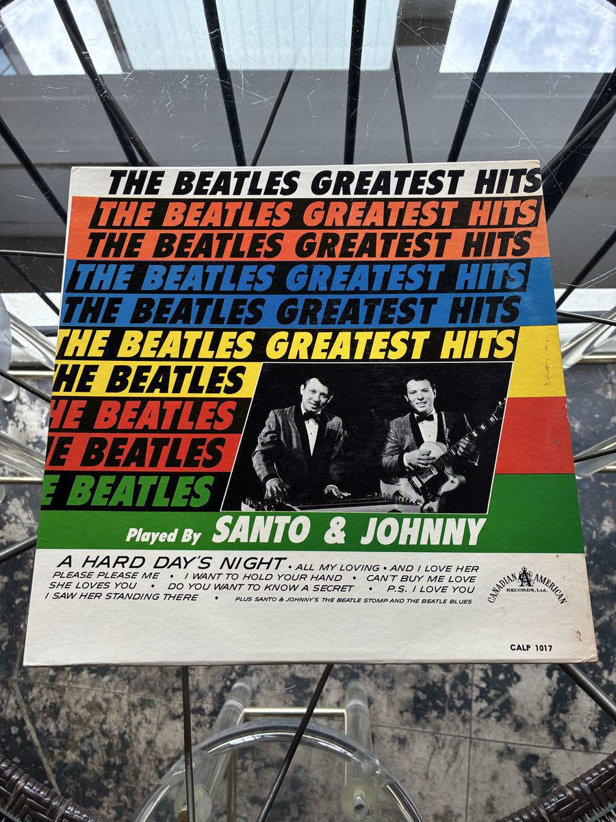 オープンしてます♪ 今日の1枚は Santo & Johnny / The Beatles
