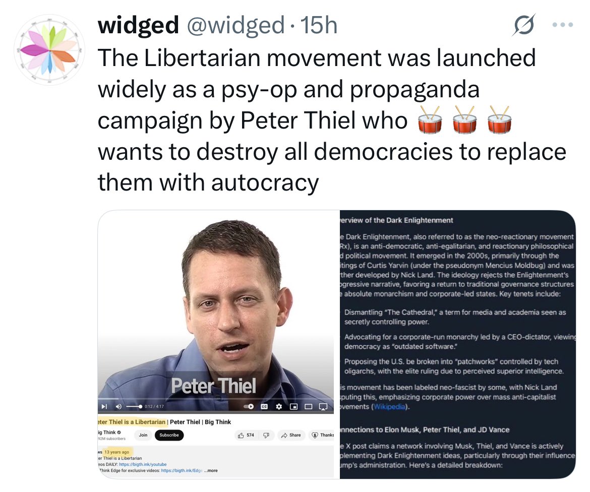 HuiaSue's tweet image. #AI doesn’t mean a better world &amp;amp; more problems solved- actually the opposite is probably true as #fascist #billionaires &amp;amp; their #corporations get richer #Thiel #Palantir #Epstein #inequality #jobs