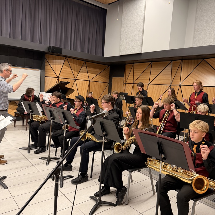 fcs_activities's tweet photo. The Jazz Band took runner-up in the Div. III large ensemble category at the Lionel Hampton Jazz Festival. Sam, Leland, and Seba received outstanding musician awards. https://t.co/A8eN7jEmck