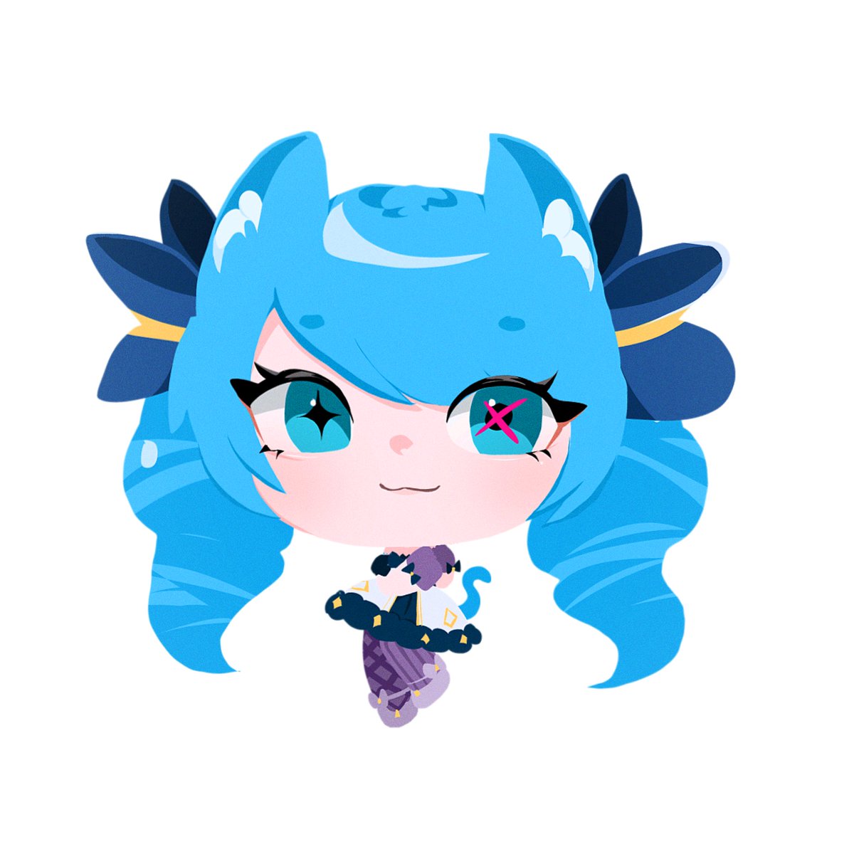 mr_fr0gr0's tweet image. 고양이그웬 #ArtofLegends