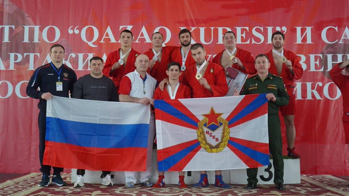 modgovkz's tweet photo. Kazakh servicemen won 10 gold medals at the CIS championships in Kazakh kuresi and sambo 
At the Kazakh kuresi and sambo championships among the military personnel of the Commonwealth of Independent States, Kazakhstani wrestlers won 10 gold medals, https://t.co/sNe2RoIHYU