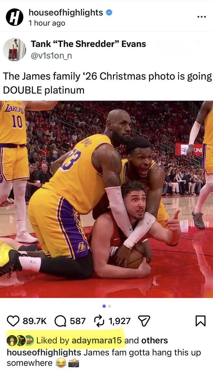 He’s begging to be a Laker bruh, that trade up on draft day is gonna feed families