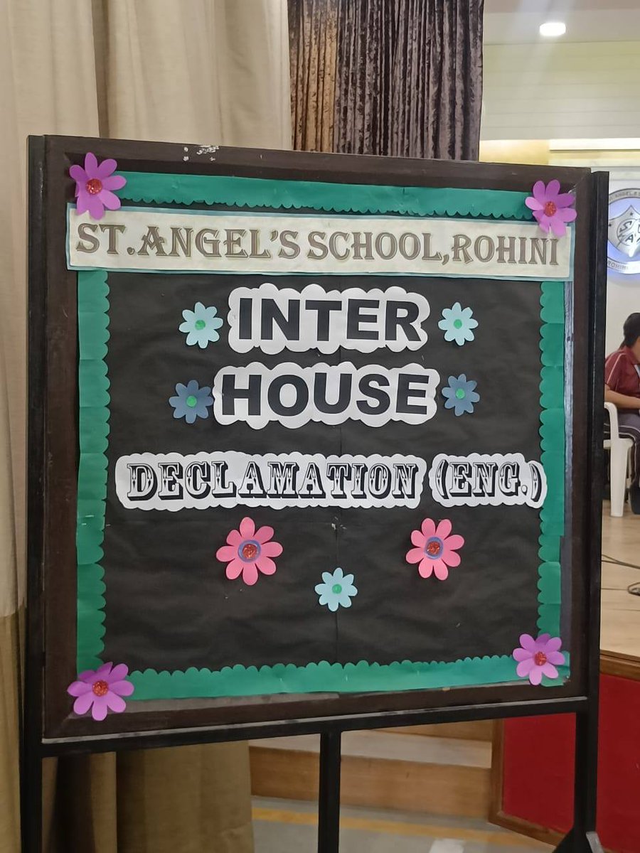 StAngelsRohini's tweet photo. *Inter-House Declamation Competition*
An Inter-House Declamation Competition was successfully conducted at St. Angel’s School, Rohini for students of Classes IX to XII. https://t.co/KQ0P62tddZ
