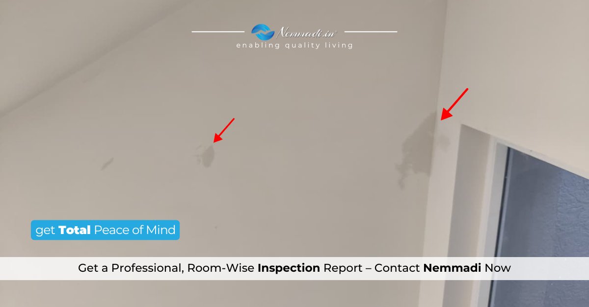 nemmadi_in's tweet image. Small stains today… bigger problems tomorrow. ⚠️

What looks like a minor patch on your wall could be an early sign of moisture ingress, seepage, or hidden leakage—especially around windows and corners.

Book Now: nemmadi.in/quote-for-b2c/

#homeinspection #dampness #seepage