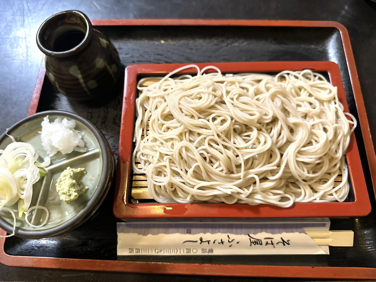 eagl9's tweet photo. 冷たいお蕎麦が美味しい季節になりましたね😊 https://t.co/fCfpzYKfjO