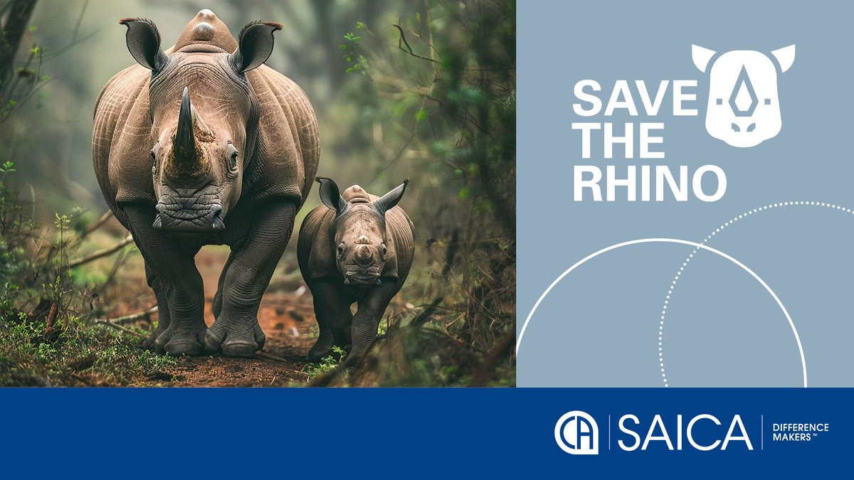saica_za's tweet image. 🦏 Save the Rhino 🦏
Rhinos are a vital part of our natural heritage and biodiversity.

SAICA supports the protection of wildlife and the collective responsibility to preserve our planet for future generations.

Together, we can make a difference.
#⃣ #SaveTheRhino #Conservation