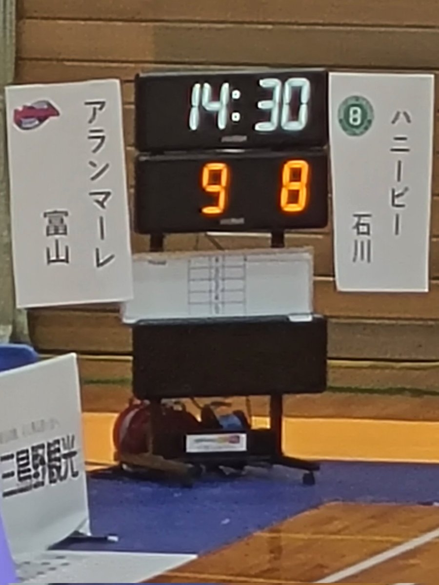 前半終了❗
超接戦です🎶