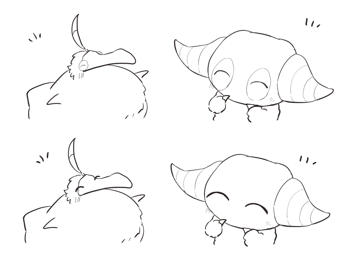 にっこり目の描き方悩ましい…👀