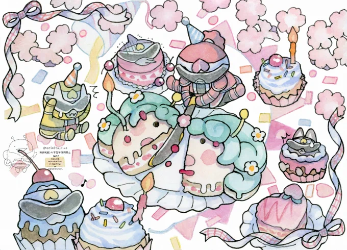 直近2枚、ジロウ描き忘れてるごめんよ絶対次からちゃんと描く