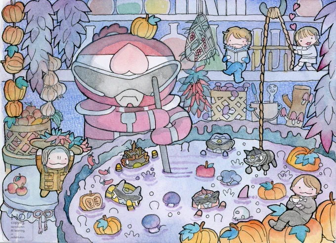 直近2枚、ジロウ描き忘れてるごめんよ絶対次からちゃんと描く