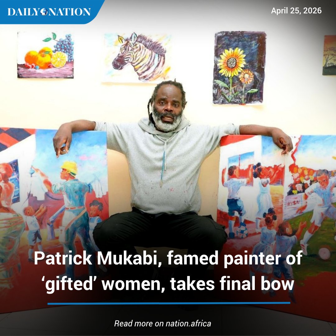 NationAfrica's tweet photo. On the Kenyan art scene, Mukabi was more than a master. He was a giant tree which nestled younger generations until they developed wings.

His death has shut the curtains to the career of one of the most prolific visual artists Kenya has ever had.

Read more: https://t.co/eUKqLJObor