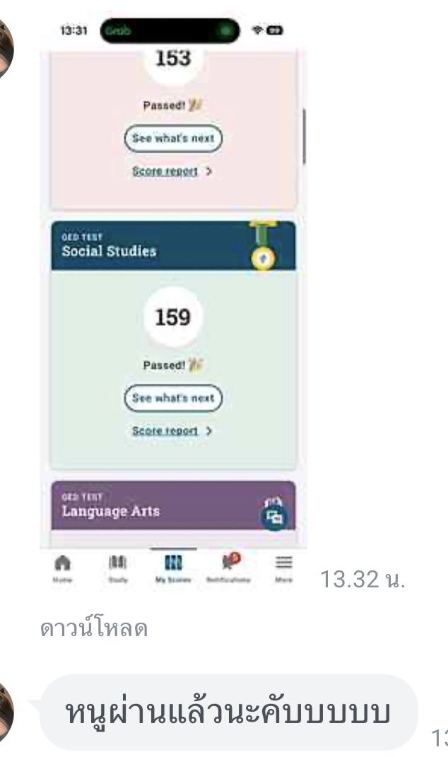 lmstudyworld's tweet photo. 🛼 GED Social Studies 4 hrs 🎿
                159/200  ✅👏

ยินดีด้วยน้า เรียนด้วยกัน 4 ชั่วโมงไปเลย😘 น้องน่ารักมาก🩵🩵 เก่งมาก

Reviews #lmstudyworld 

#สอบged #สอบเทียบGED #ged #สอนged https://t.co/ey2aX6qXfH