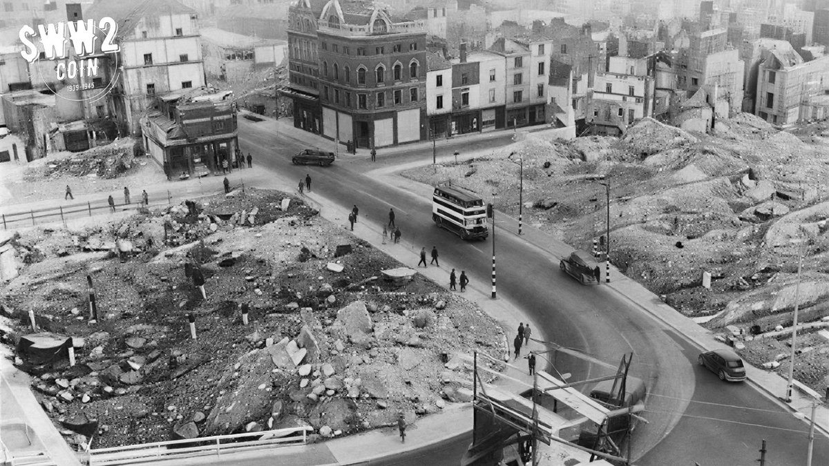 WW2coin's tweet image. #WW2 #OTD April 22nd, 1941. The Luftwaffe bombed and sink the Greek destroyer Hydra, while in the Plymouth Blitz, the communal air-raid shelter at Portland Square takes a direct hit, killing 72 people.